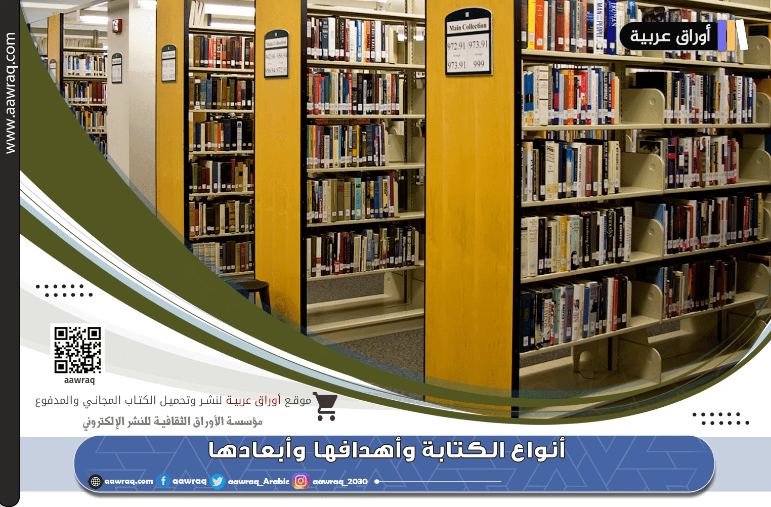 أنواع الكتابة وأهدافها وأبعادها